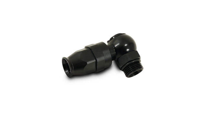 Vibrant Performance - 29932 - Banjo Hose End for PTFE Lined Flex Hose, Hose Size: -12 AN; Bolt Size: -12 ORB