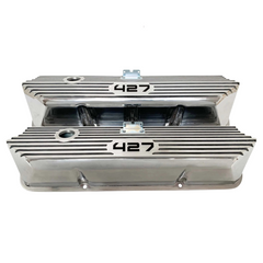 Racing Power Company R7682 Alum Ford FE 427 CID Logo Tall Valve Cover