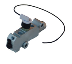 LEED Brakes 2F6B2 9 in Power Booster ,1-1/8in Bore, side valve disc/drum (Chrome)
