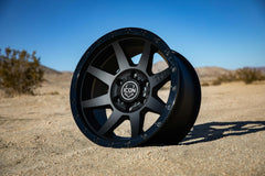 ICON Alloys 1818909060DB Rebound Dbl Blk - 18 X 9 / 6 X 5.5 / 25mm / 6 in. Bs