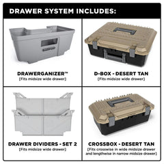 DECKED YF4 Single Drawer Storage System
