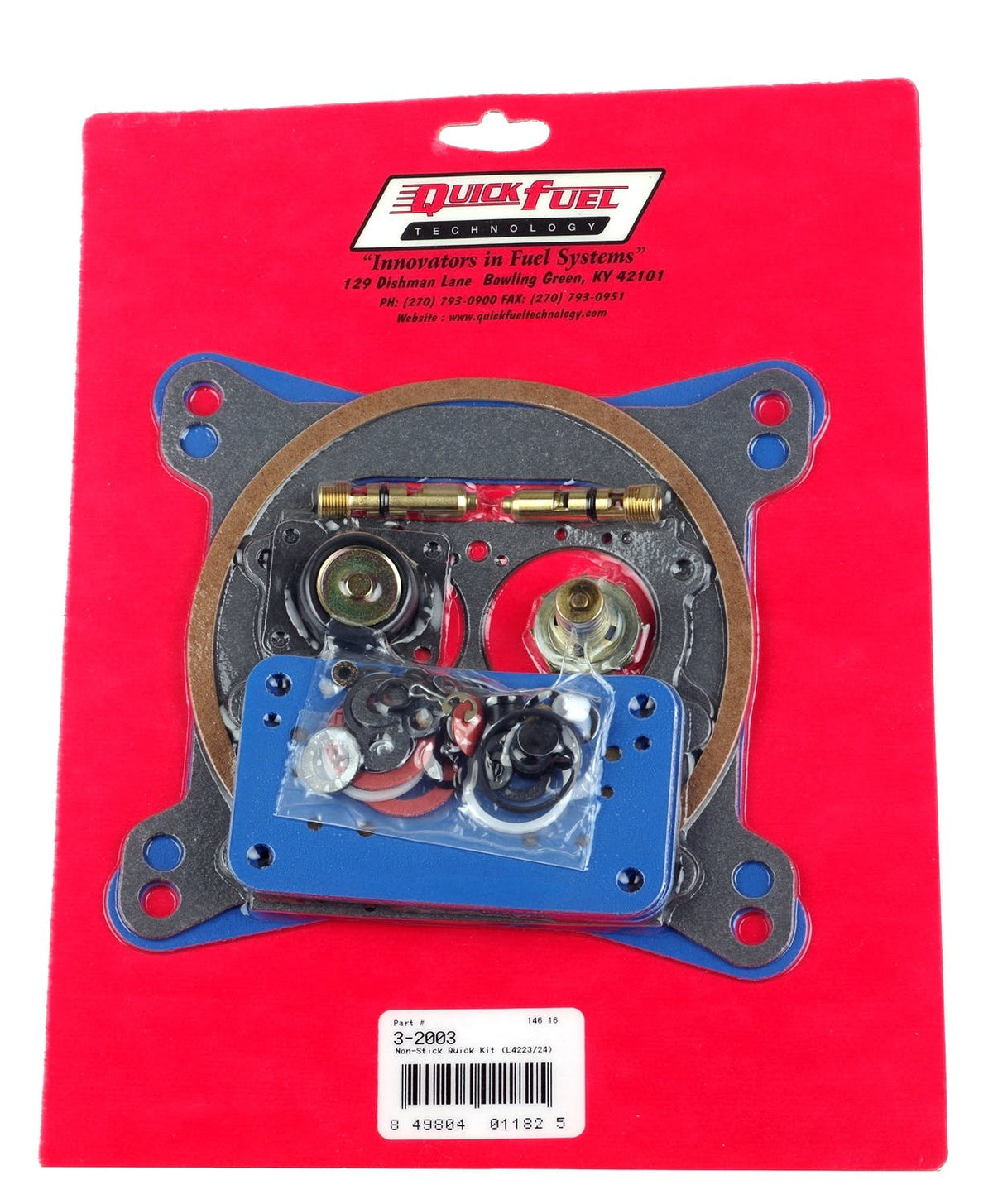 Quick Fuel Technology 3-2003QFT Non-Stick Quick Kit (L4223/24)