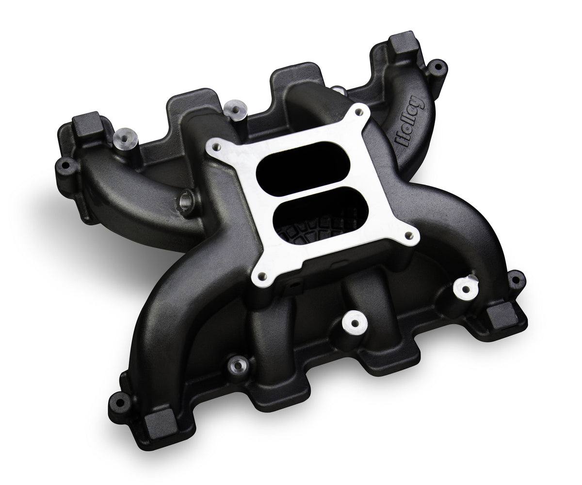 Holley 300-130BK INTAKE MANIFOLD, LS1/2/6 DUAL-PLANE - BL