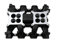 Holley 300-133BK LS3 DUAL-QUAD INTAKE MANIFOLD, CARB - BL