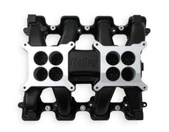 Holley 300-133BK LS3 DUAL-QUAD INTAKE MANIFOLD, CARB - BL