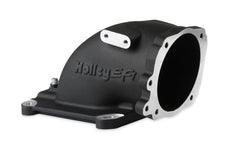 Holley EFI 300-240FBK INTAKE ELBOW, FORD THROTTLE TO 4150, BLK