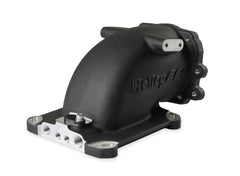 Holley EFI 300-240FBK INTAKE ELBOW, FORD THROTTLE TO 4150, BLK