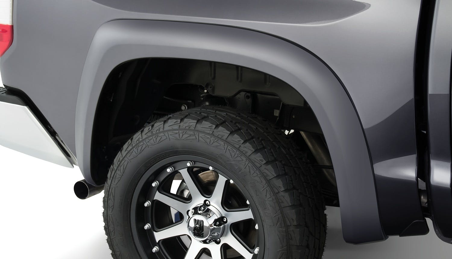 Bushwacker 30042-02 Extend-A-Fender Style Fender Flares, 2pc