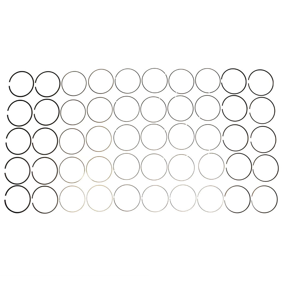 MAHLE RING SET, CHROME 301-0662