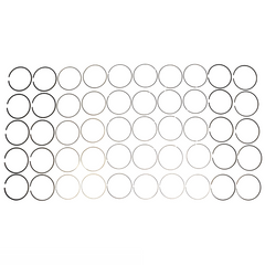 MAHLE RING SET, CHROME 301-0662