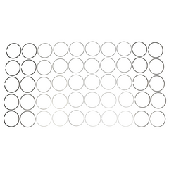 MAHLE RING SET, PLAIN 302-1067