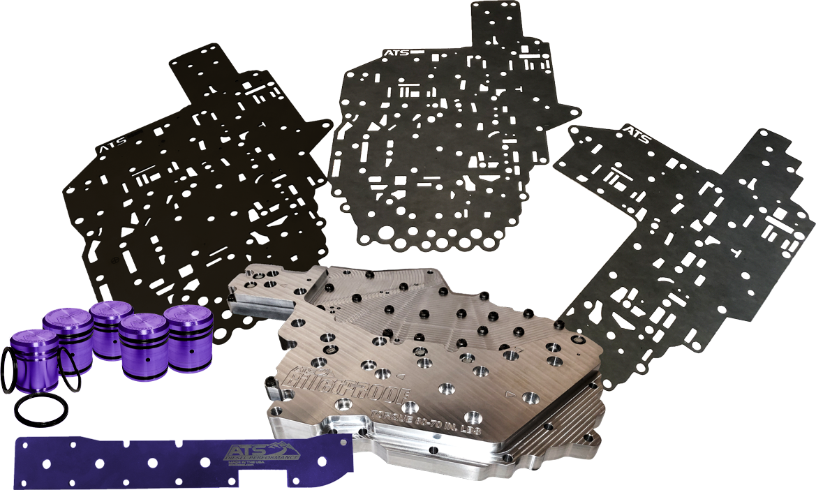 ATS 68Rfe Billet Channel Plate Kit Fits 2012-2018 6.7L Cummins 303-007-2380