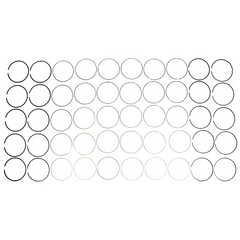 MAHLE RING SET, CHROME 303-0826