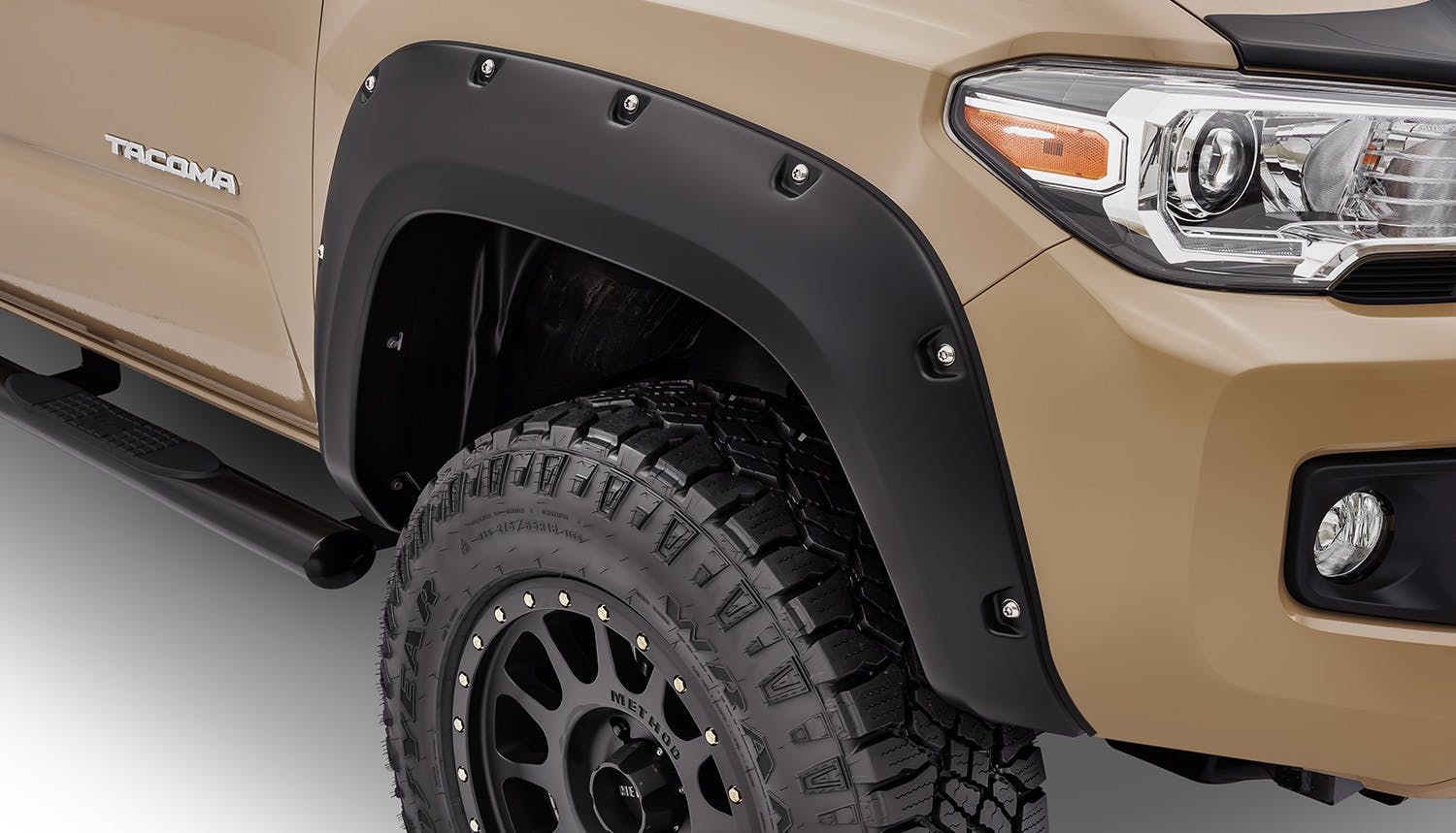 Bushwacker 30922-02 Pocket Style Fender Flares, 4pc