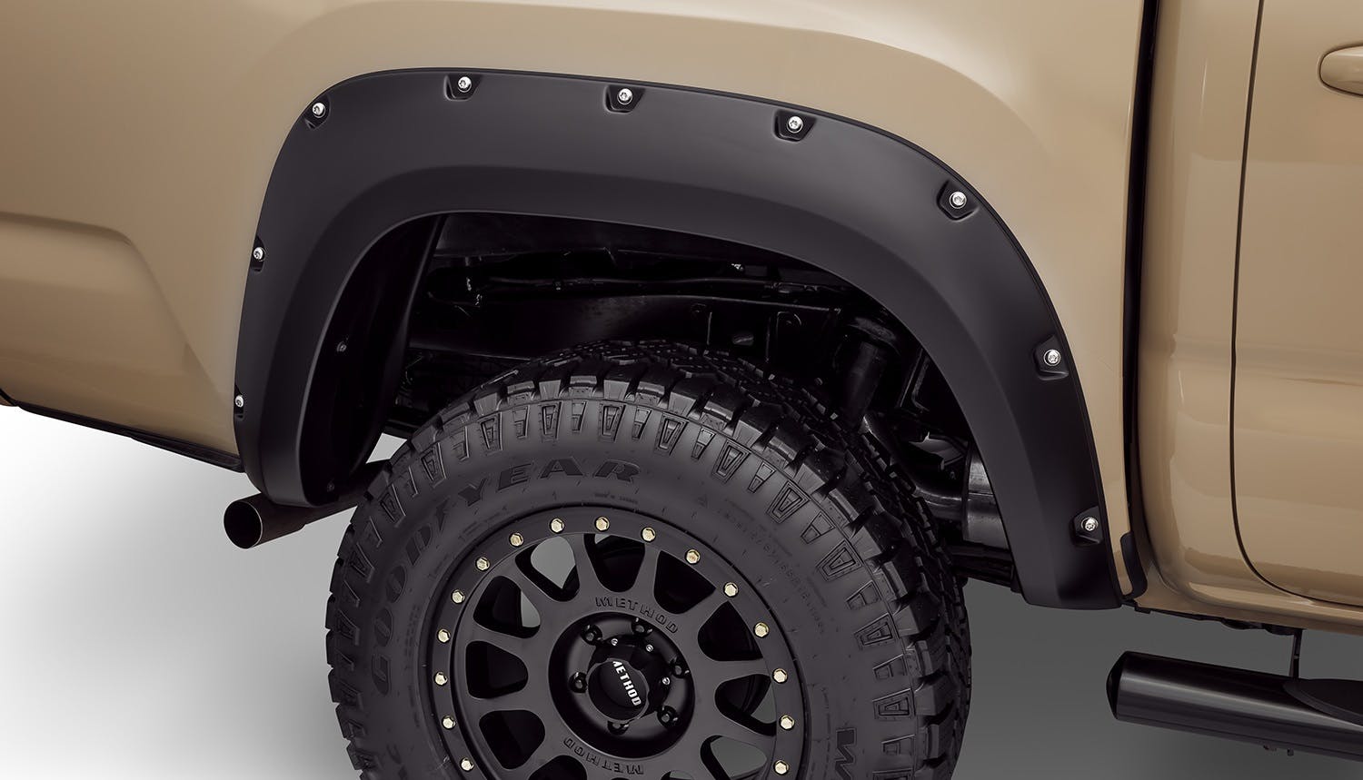 Bushwacker 30922-02 Pocket Style Fender Flares, 4pc