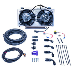 ATS Universal Transmission Cooler Kit 19 Row w/ Dual Fan 3/8 Inch Lines ATS Diesel Performance 310-903-3000