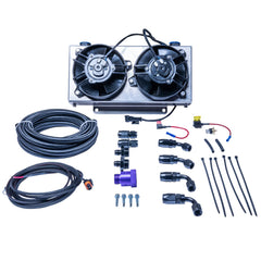 ATS Universal Transmission Cooler Kit 19 Row w/ Dual Fan 3/8 Inch Lines ATS Diesel Performance 310-903-3000