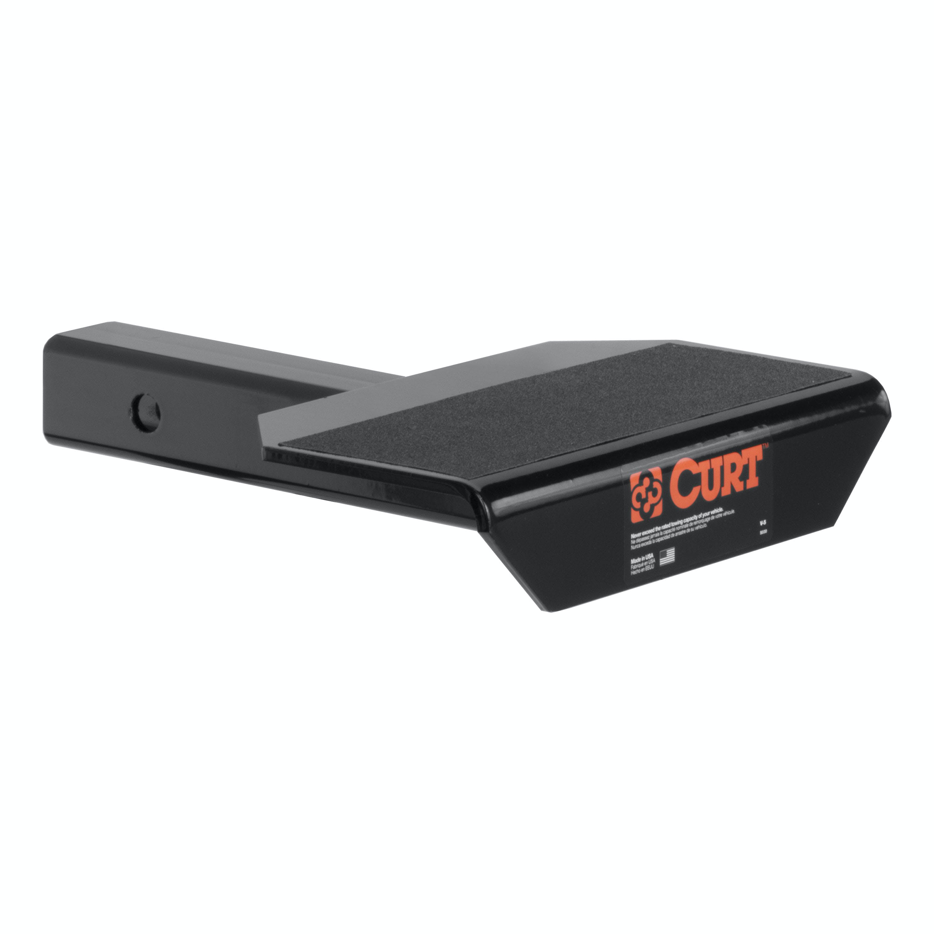 CURT 31001 Hitch-Mounted Step Pad (Fits 2 Receiver)