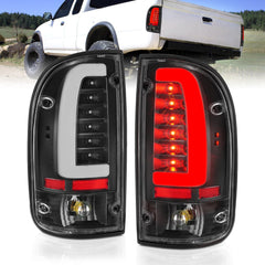 AnzoUSA 311353 LED Taillights Black Housing Clear Lens