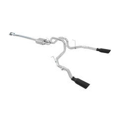 PPE Diesel Exhaust Cat Back Ford F150 (2009-2014) Polish Tube Black Tips 317033020