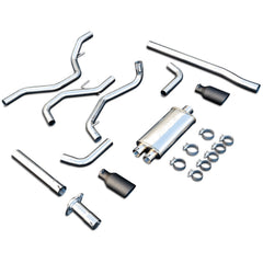PPE Diesel Exhaust Cat Back Ford F150 (2009-2014) Polish Tube Black Tips 317033020