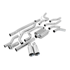 PPE Diesel Exhaust Cat Back Ford F150 (2009-2014) Polished Tube Polished Tips 317033030
