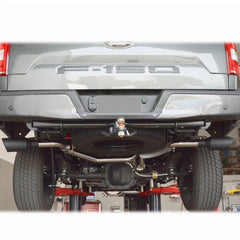 PPE Diesel Exhaust Cat Back Ford F150 (2015-2022) Raw Tube Black Tips 317040020