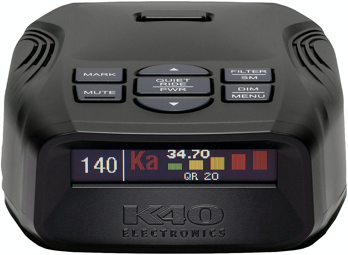 K40 Platinum 100 Long Range Portable Radar Detector with Remote K40-100RC