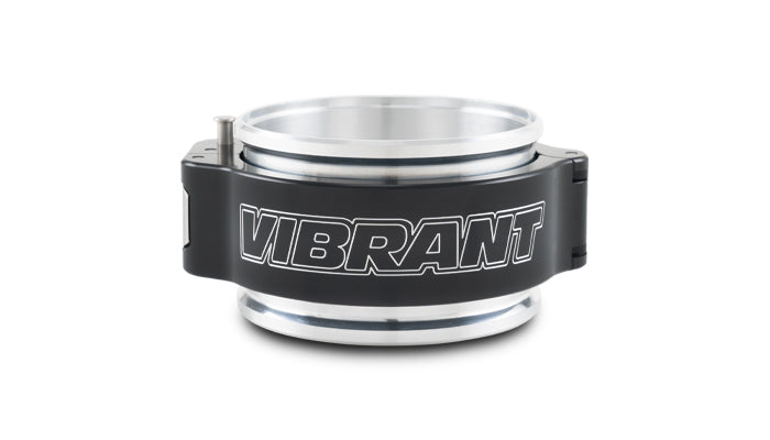 Vibrant Performance - 32516 - PINLESS HD Clamp Assembly for 3 in. O.D. Tubing - Anodized Black Clamp