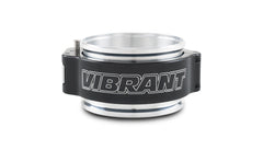 Vibrant Performance - 32516 - PINLESS HD Clamp Assembly for 3 in. O.D. Tubing - Anodized Black Clamp