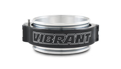 Vibrant Performance - 32518 - PINLESS HD Clamp Assembly for 4 in. O.D. Tubing - Anodized Black Clamp