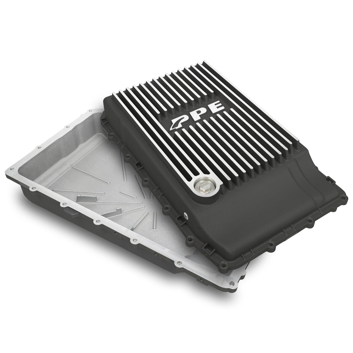 PPE Diesel Ford 10R80 Shallow Pan 2017-2022 Brushed Heavy-Duty Cast Aluminum Transmission Pan 328053210