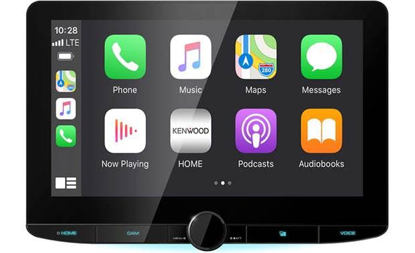 Kenwood DMX1037S 10.1 inch Digital Media Receiver, Apple CarPlay, Android Auto