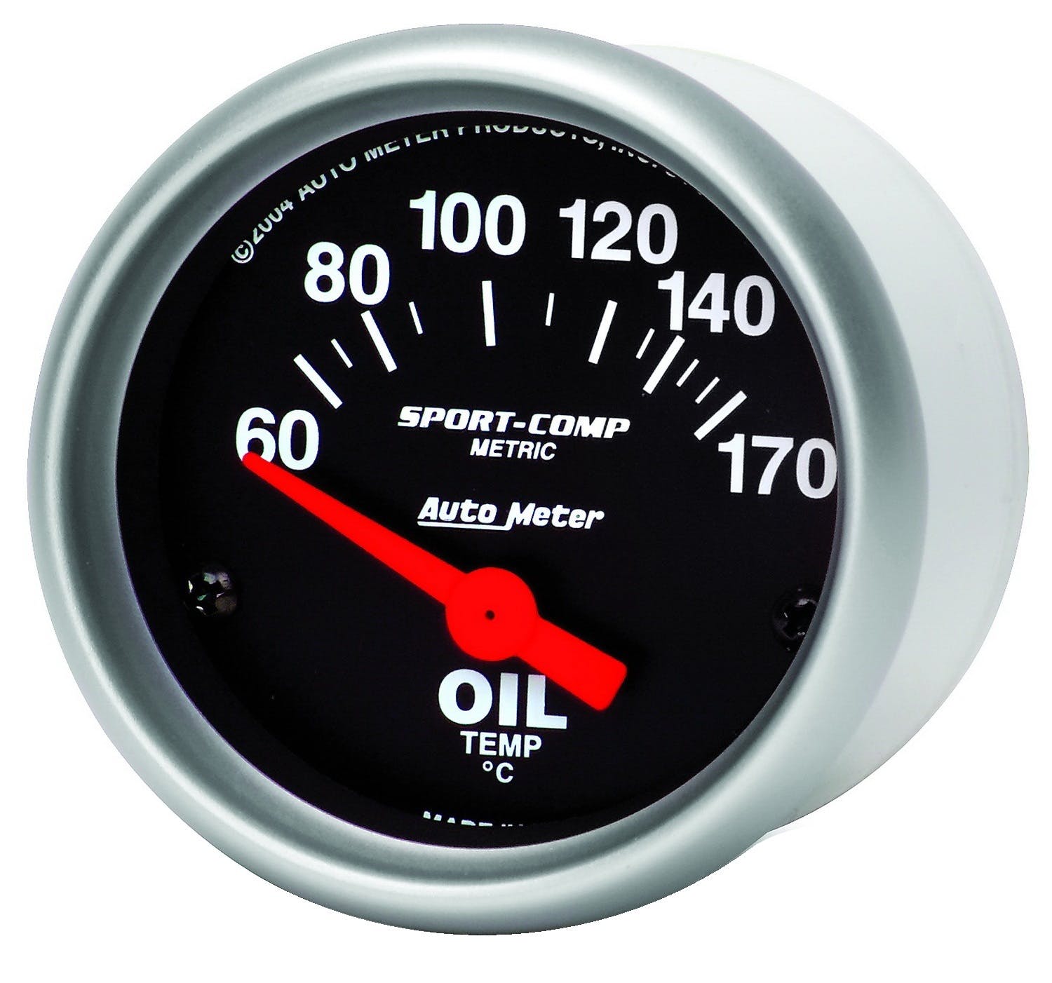 AutoMeter Products 3348-M Gauge; Oil Temp; 2 1/16in.; 60-170° F; Electric; Sport-Comp