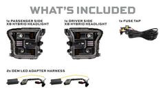 Morimoto XB HYBRID LED HEADS FORD F150 15 17 SET LF550.2