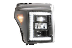 Morimoto XB Hybrid LED Headlights: Ford Super Duty (11-16) (Pair / ASM) LF553
