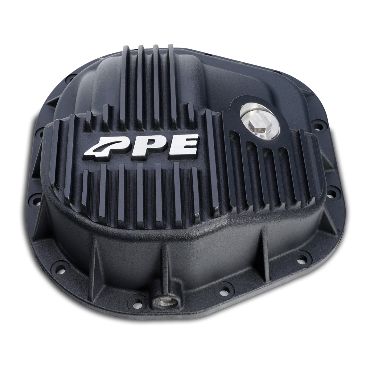 PPE Diesel Differential Cover Ford HD 10.25 Inch/10.5 Inch Curved Back Black  338051120