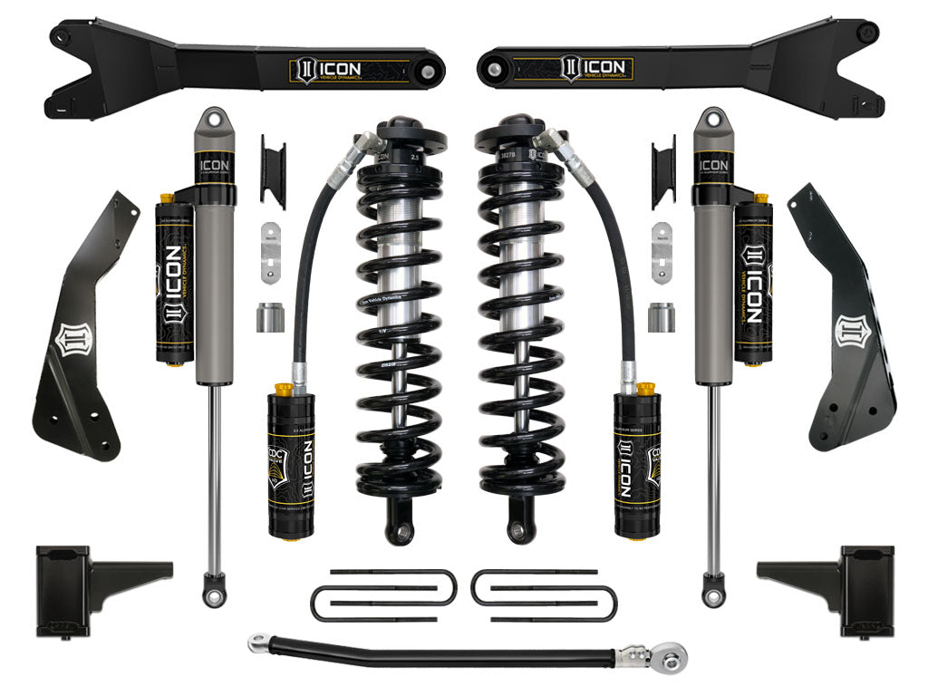 ICON Vehicle Dynamics K63134R 4-5.5 Stage 4 Coilover Conversion System with Radius Arm