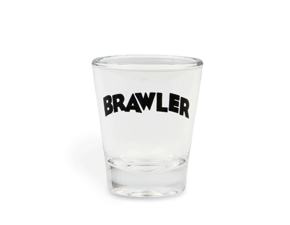 Holley 36-483 2 OZ SHOT GLASS W/ BRAWLER LOGO