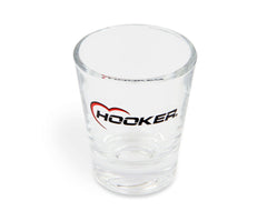 Holley 36-484 2 OZ SHOT GLASS W/ HOOKER LOGO