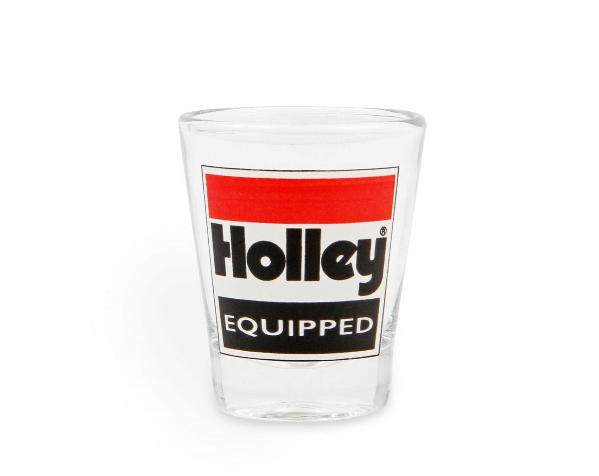 Holley 36-487 2 OZ SHOT GLASS W/HOLLEY EQUIPPED LOGO