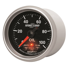 AutoMeter Products 3652 2-1/16in Oil Pressure, 0-100 PSI, FSE