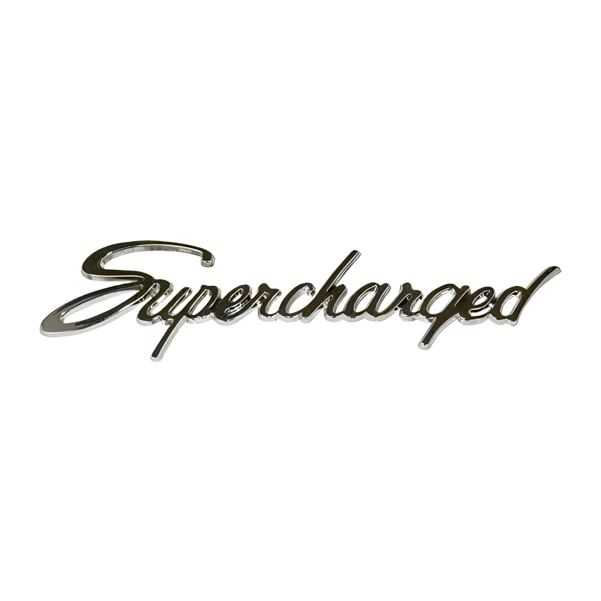 Racing Power Company R6272 inchSUPERCHARGED inch TRIM EMBLEM