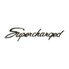 Racing Power Company R6272 inchSUPERCHARGED inch TRIM EMBLEM