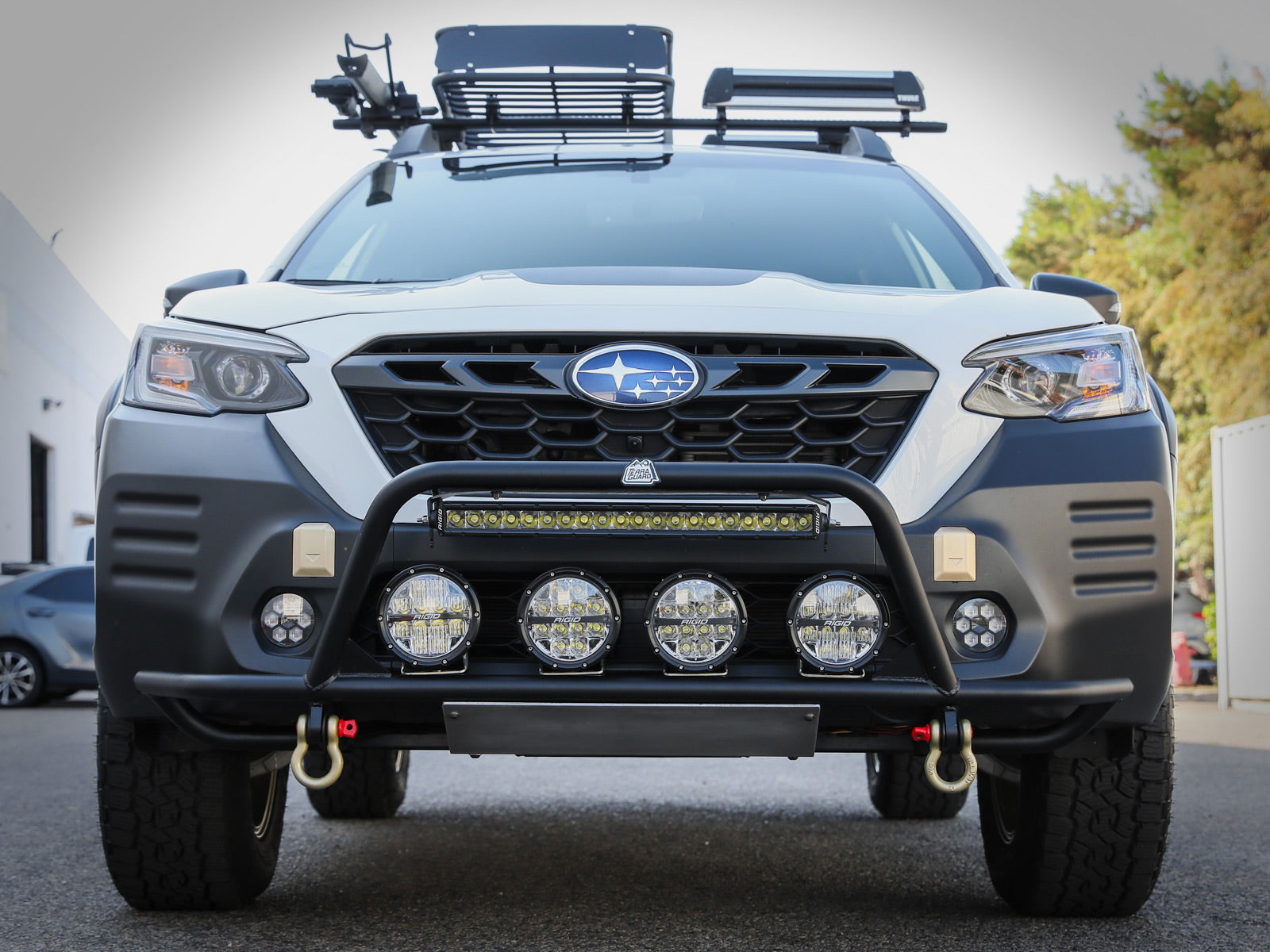 aFe Power 10-14 Subaru Outback (2.5 3.6) Bumper Guard 79-27007