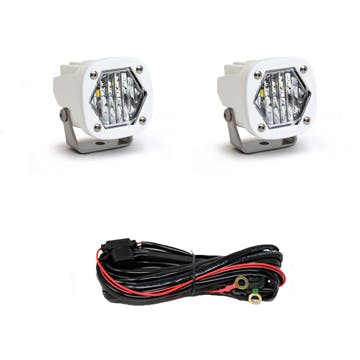 Baja Designs 387805WT LED Light Pod S1 Wide Cornering White Pair