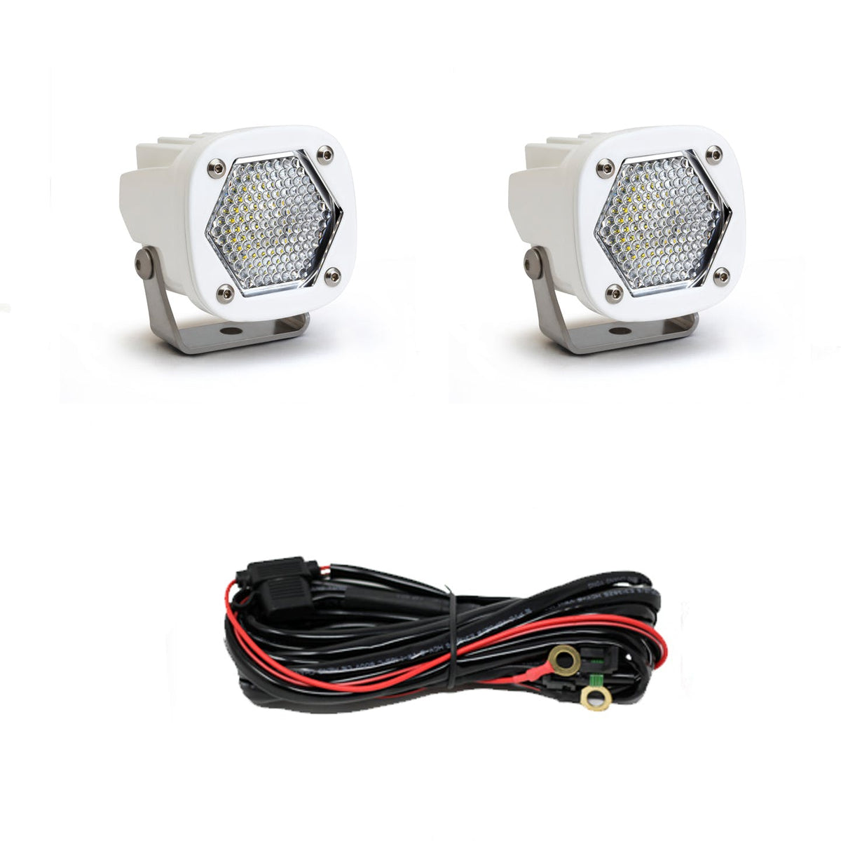 Baja Designs 387806WT LED Light Pods S1 Work/Scene White Pair