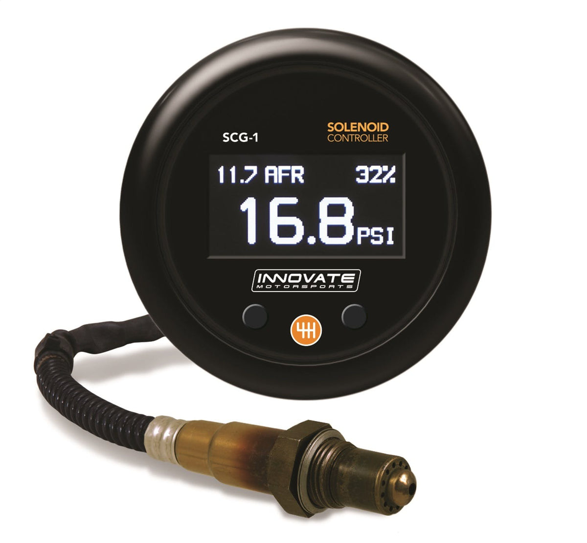 Innovate Motorsports 3882 SCG-1 Solenoid Boost Controller and Wideband O2 Gauge Kit (All-In-One)
