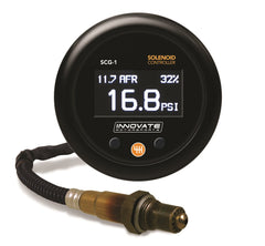 Innovate Motorsports 3882 SCG-1 Solenoid Boost Controller and Wideband O2 Gauge Kit (All-In-One)