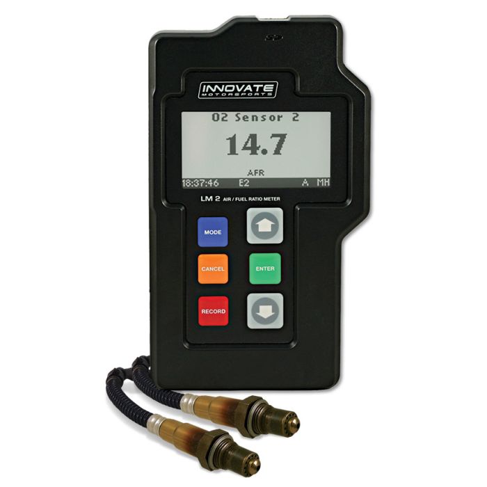 Innovate Motorsports LM-2: Handheld Digital Wideband Air/Fuel Ratio Meter & Datalogger, DUAL (2) O2, ULTIMATE SHOP Kit 39210